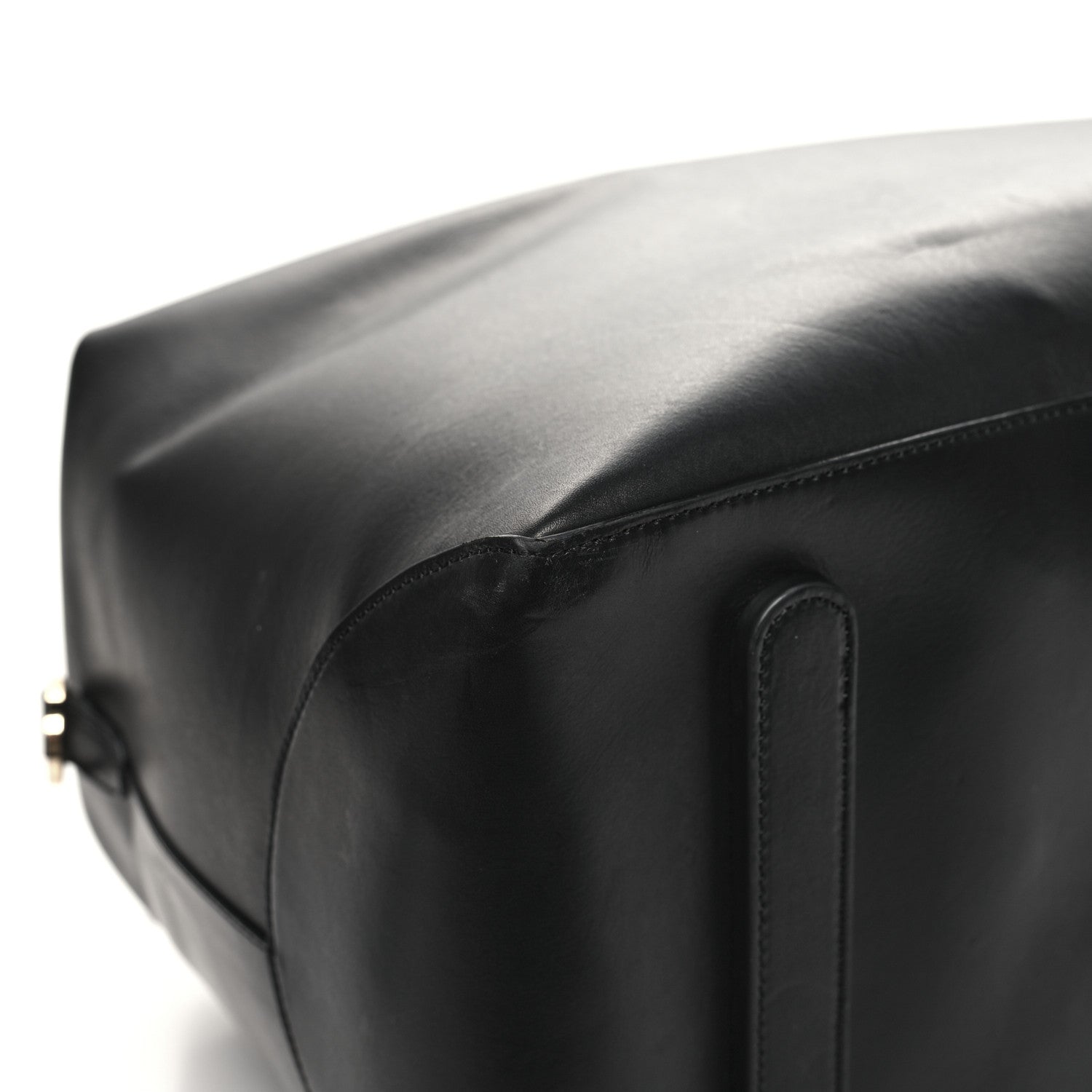 Mansur Gavriel Calfskin Holdall Duffle Bag Black 9 of 11