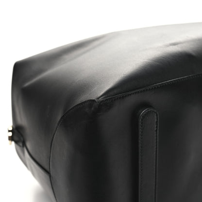 Mansur Gavriel Calfskin Holdall Duffle Bag Black 9 of 11
