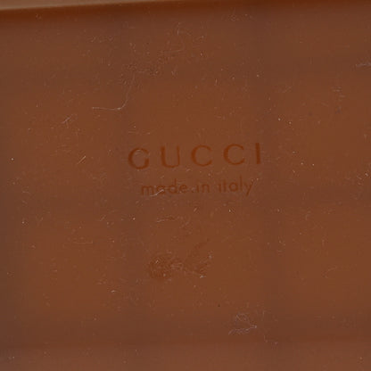 Gucci Monogram Jumbo GG Platform Slide Wedge Sandals 39 Beige Lapis 8 of 12