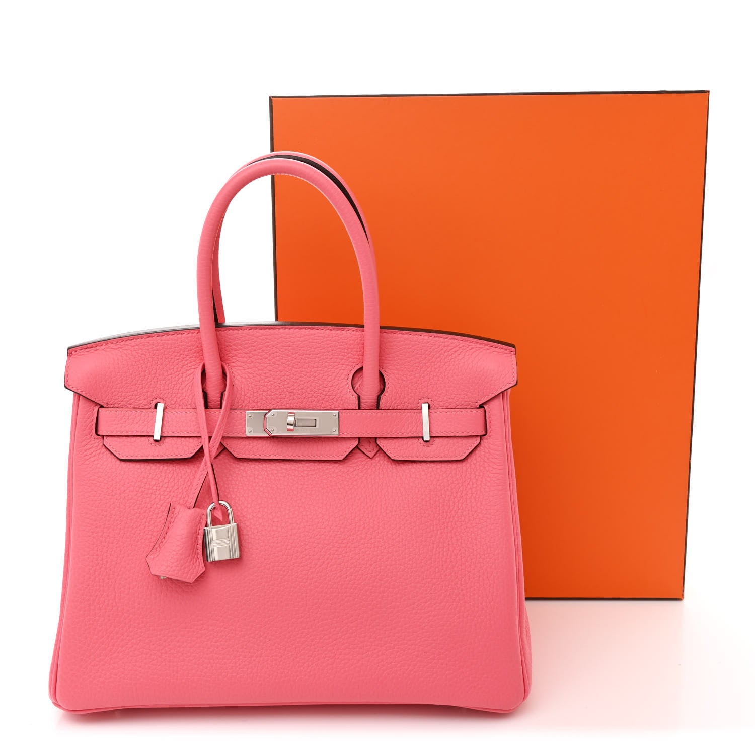 Hermes Togo Birkin 30 Rose Azalee 12 of 12