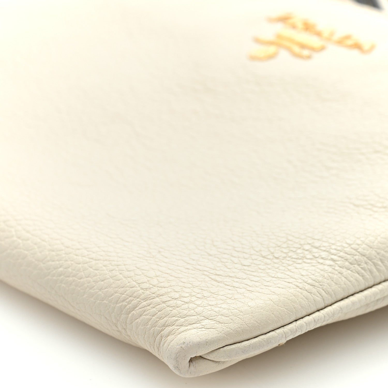 Prada Vitello Phenix Zip Crossbody Bag Bianco 7 of 7
