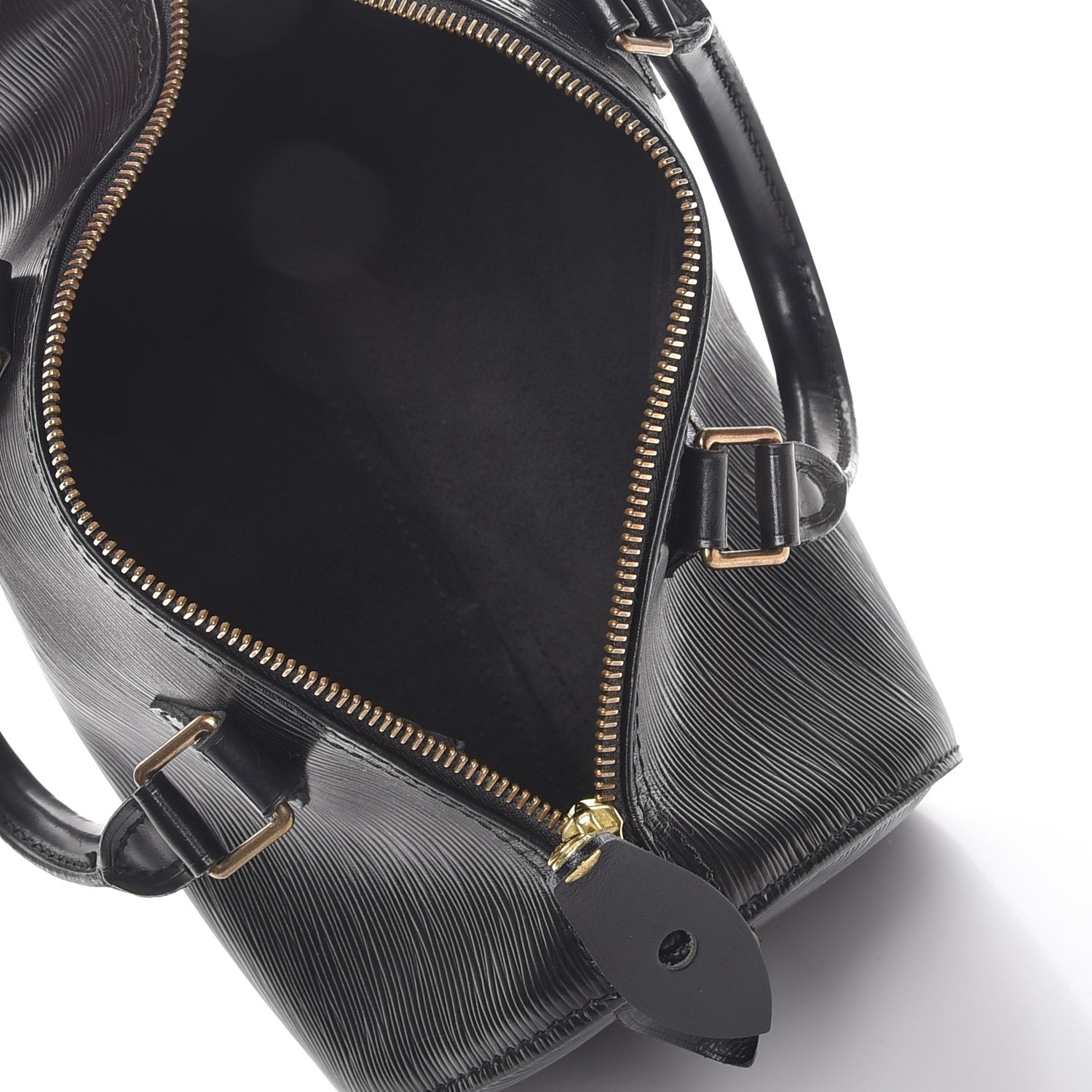 Louis Vuitton Epi Speedy 25 Black 5 of 8
