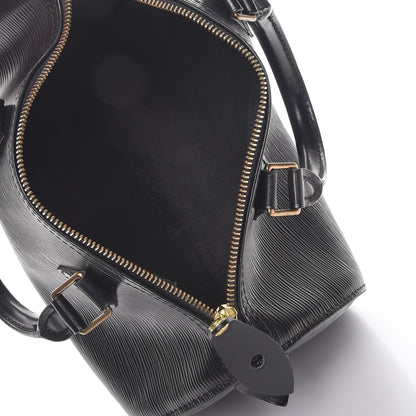 Louis Vuitton Epi Speedy 25 Black 5 of 8