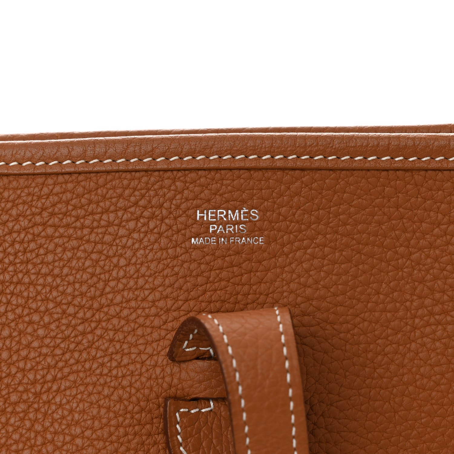 Hermes Taurillon Clemence Evelyne III PM Gold 6 of 11