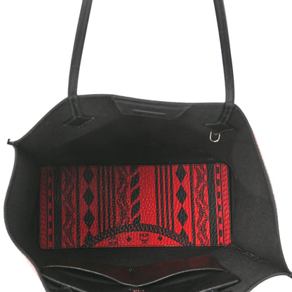 MCM Visetos Baroque Print Kira North South Shopper Tote Red 6 of 22