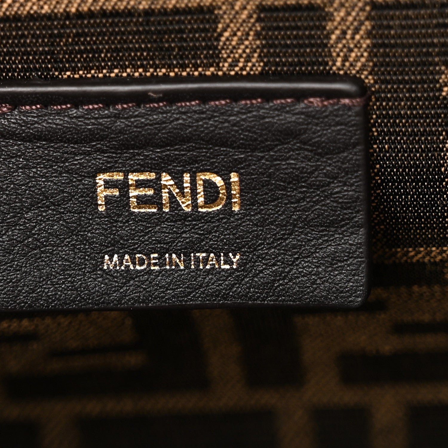 Fendi Shiny Nappa Small Fendi First Caramello 6 of 10