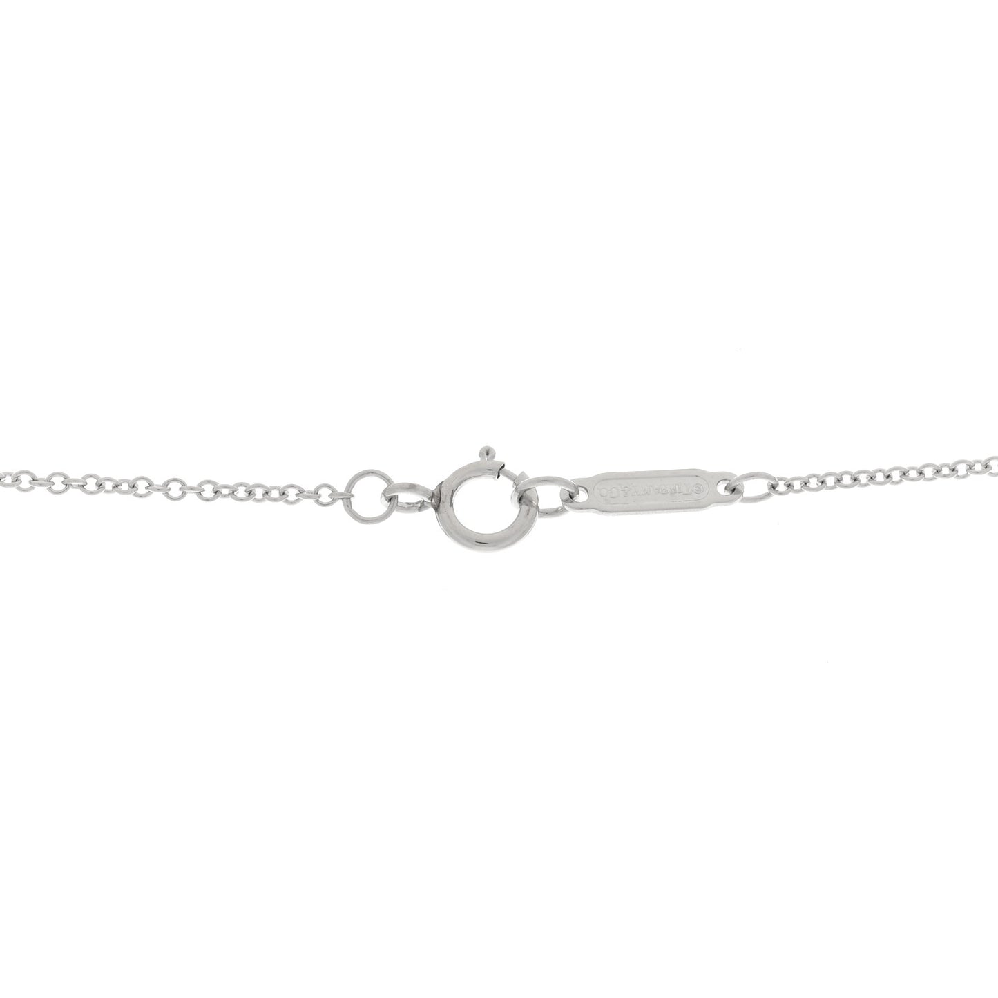 Platinum Diamond Bubble Pendant Necklace