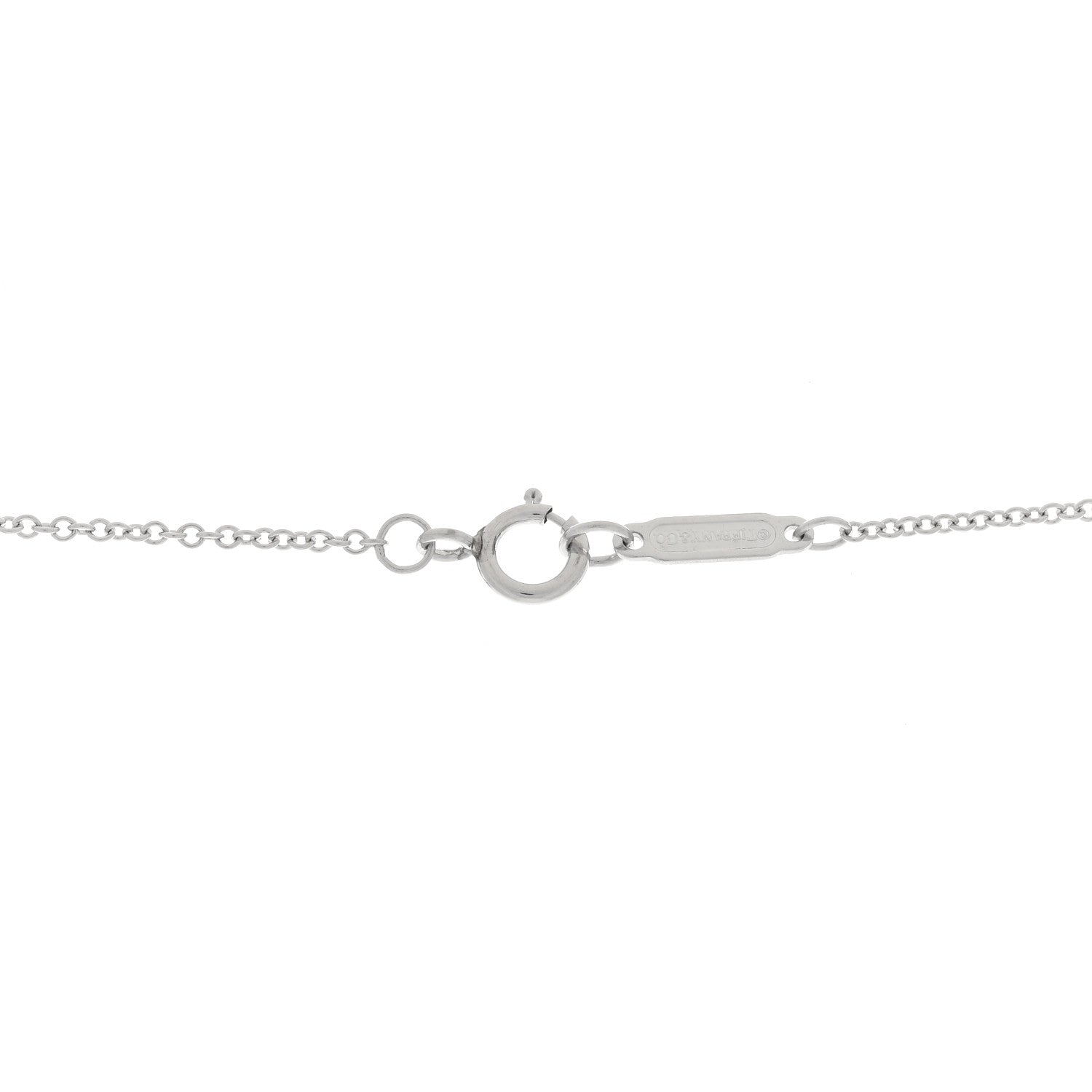 Tiffany Platinum Diamond Bubble Pendant Necklace 3 of 3