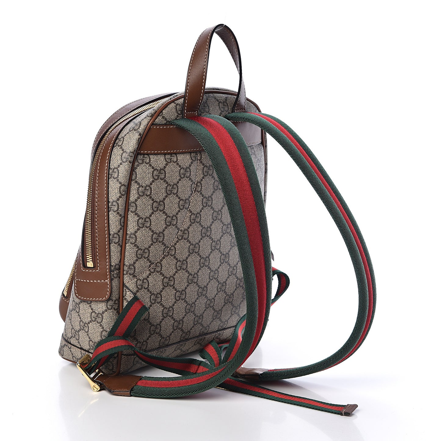 GG Supreme Monogram Web Bee Embroidered Small Day Backpack