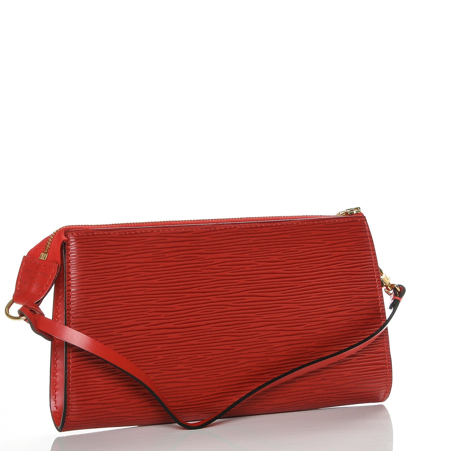 Epi Pochette Accessories 24 Castillan Red