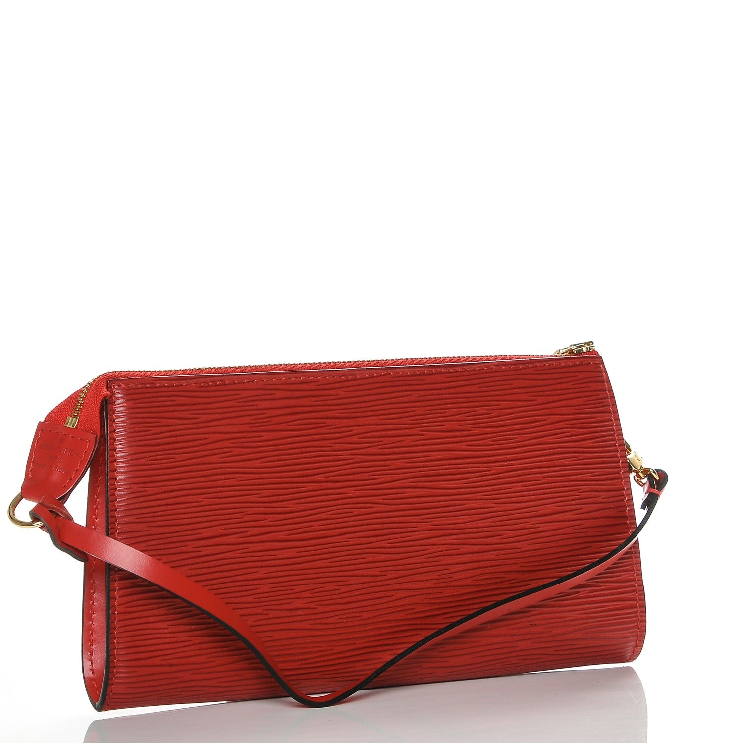 Louis Vuitton Epi Pochette Accessories 24 Castillan Red 3 of 6