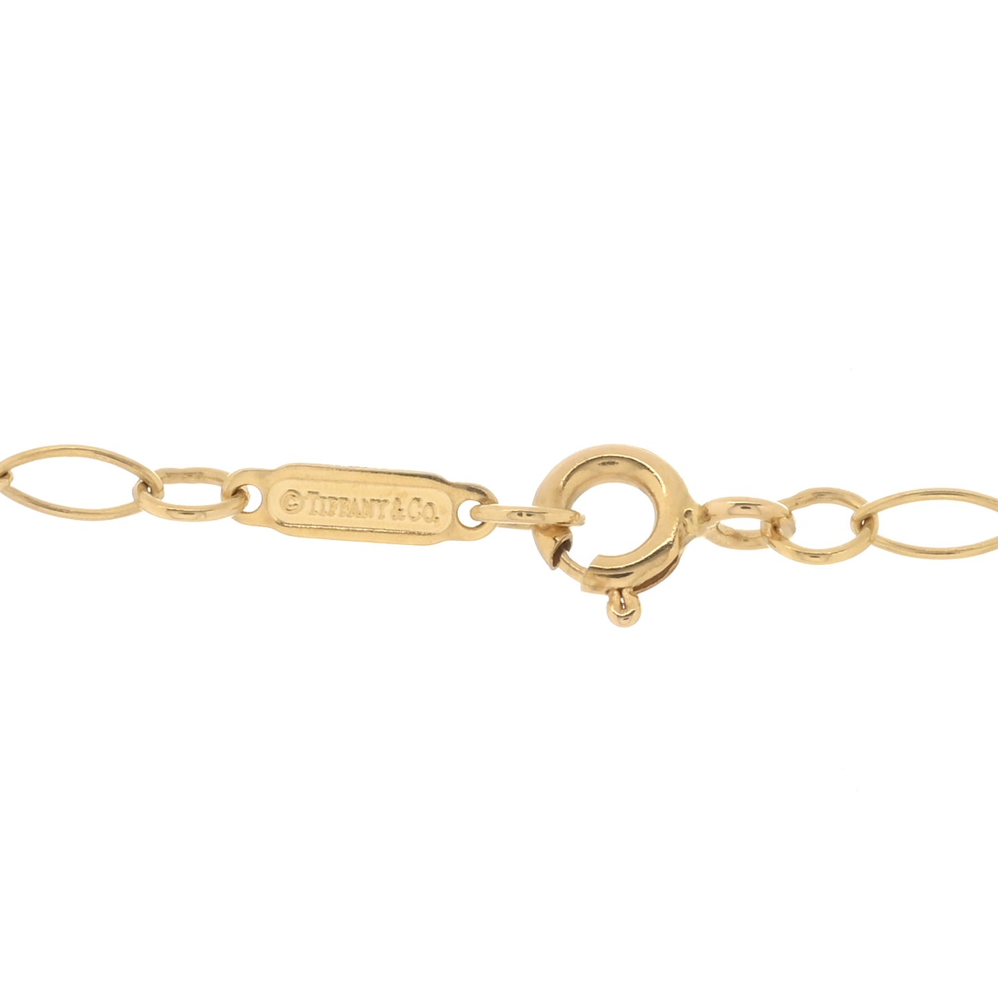 18K Yellow Gold Heart Key Locket Pendant Necklace