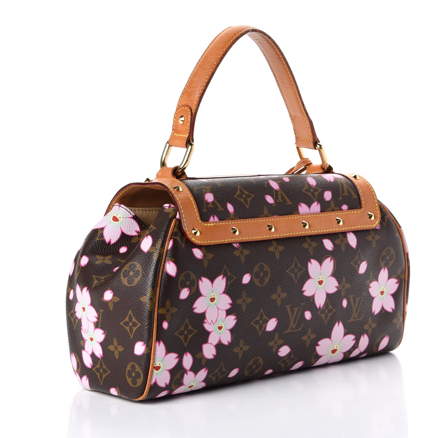 Monogram Cherry Blossom Sac Retro Bag Brown