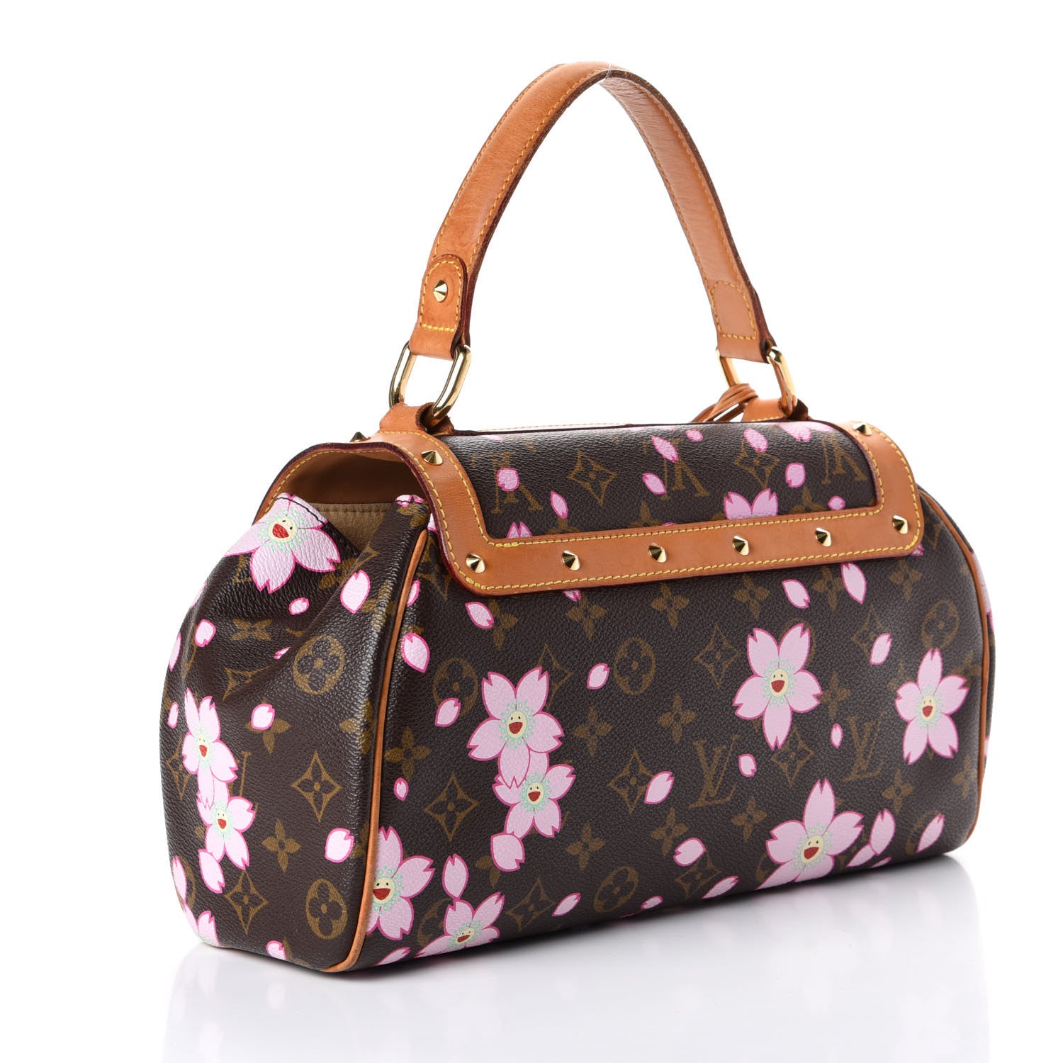 Louis Vuitton Monogram Cherry Blossom Sac Retro Bag Brown 2 of 10