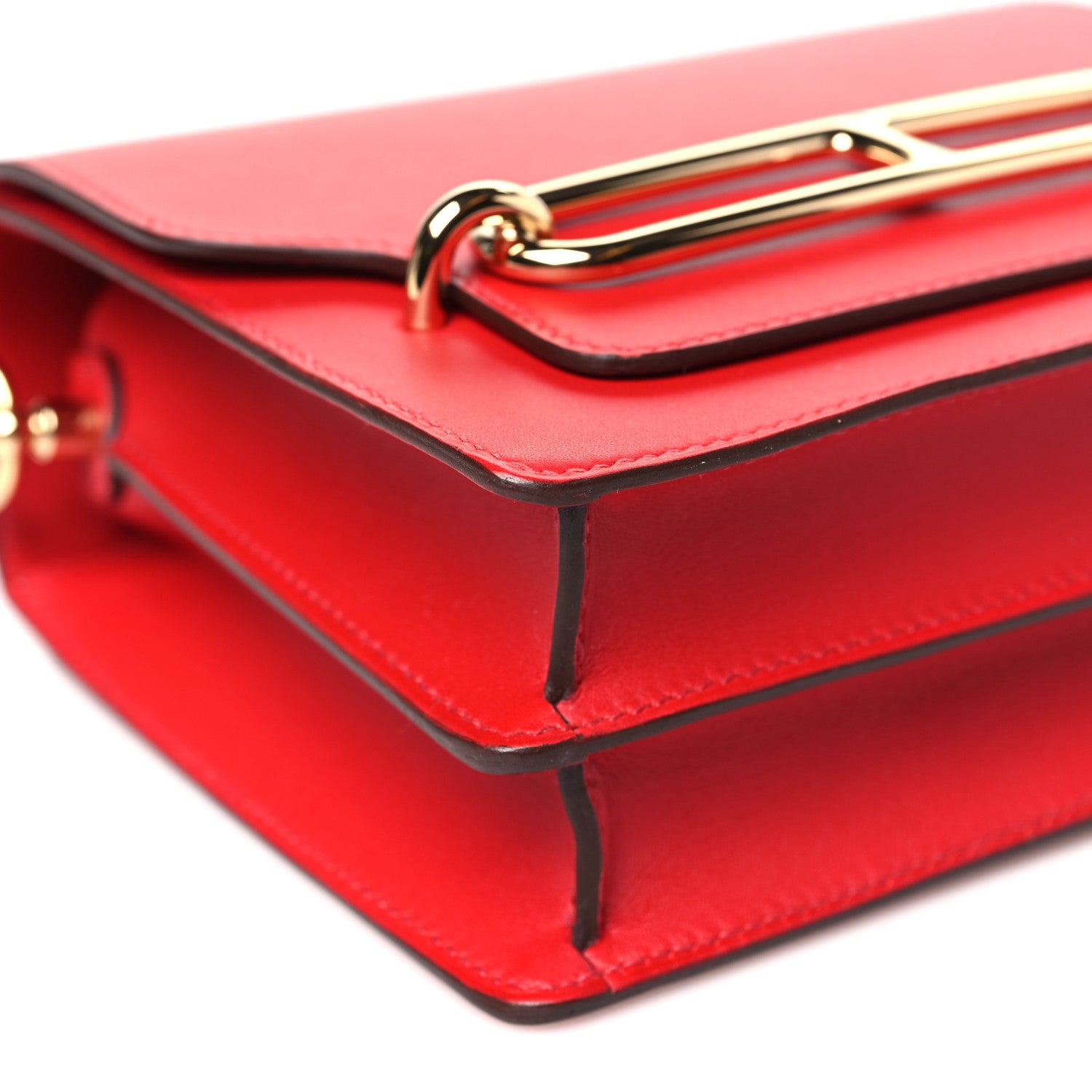 Hermes Allegro Mini Sac Roulis Rouge Piment 9 of 11