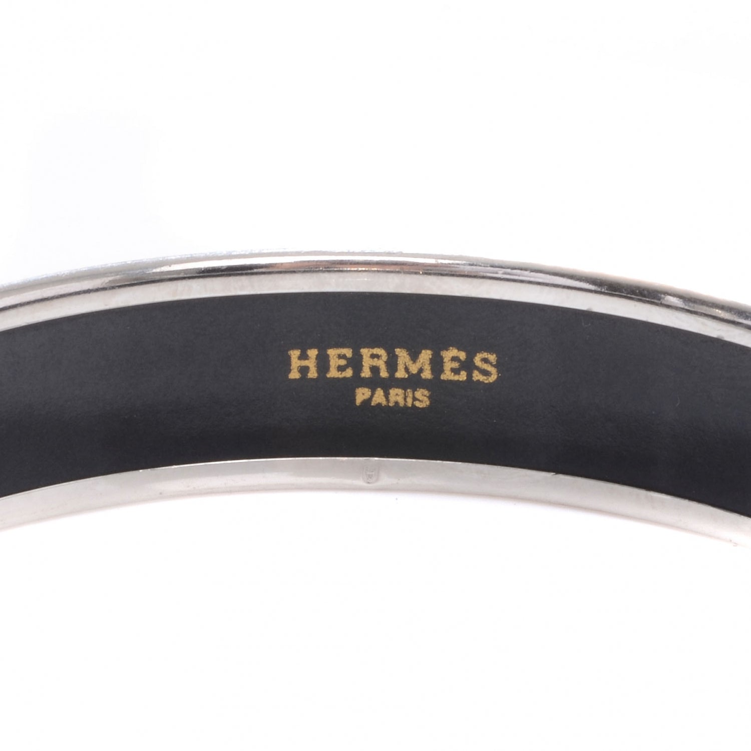 Hermes Enamel Wide Caleche Bracelet 65 Light Bleu 3 of 4