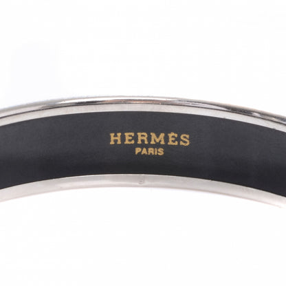 Hermes Enamel Wide Caleche Bracelet 65 Light Bleu 3 of 4