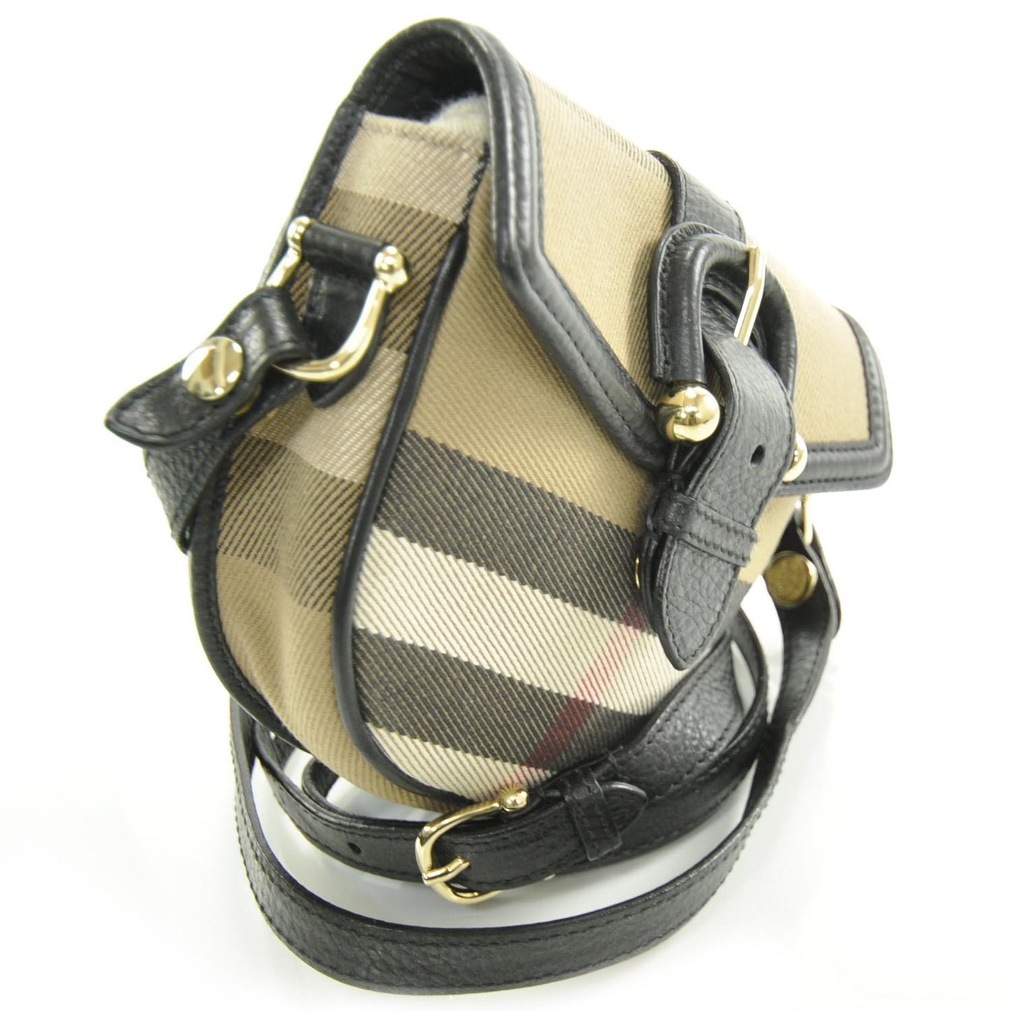 Prorsum Canvas Leather Small Check Crossbody Bag