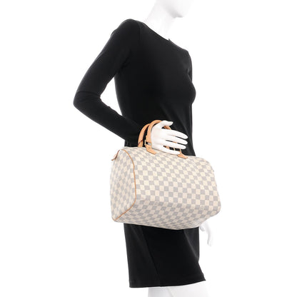 Louis Vuitton Damier Azur Speedy 30 2 of 16