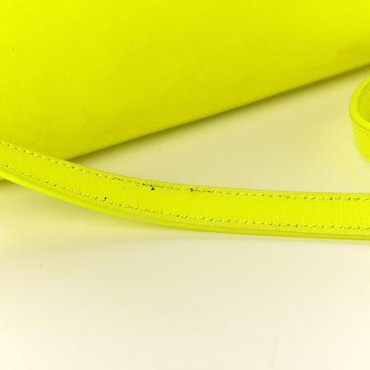 Saint Laurent Calfskin Nano Sac De Jour Neon Yellow 11 of 12