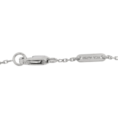 Van Cleef & Arpels 18K White Gold Turquoise Sweet Alhambra Butterfly Bracelet 3 of 3