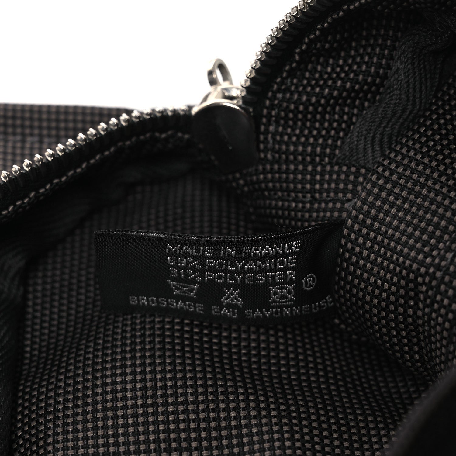 Hermes Canvas Herline PM Tote Grey 6 of 9