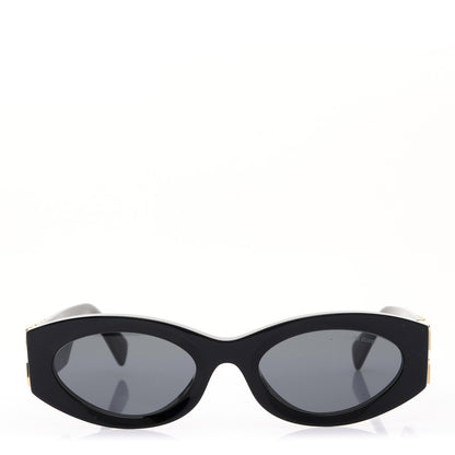Miu Miu Acetate Oval Glimpse Sunglasses SMU11W Black 4 of 16