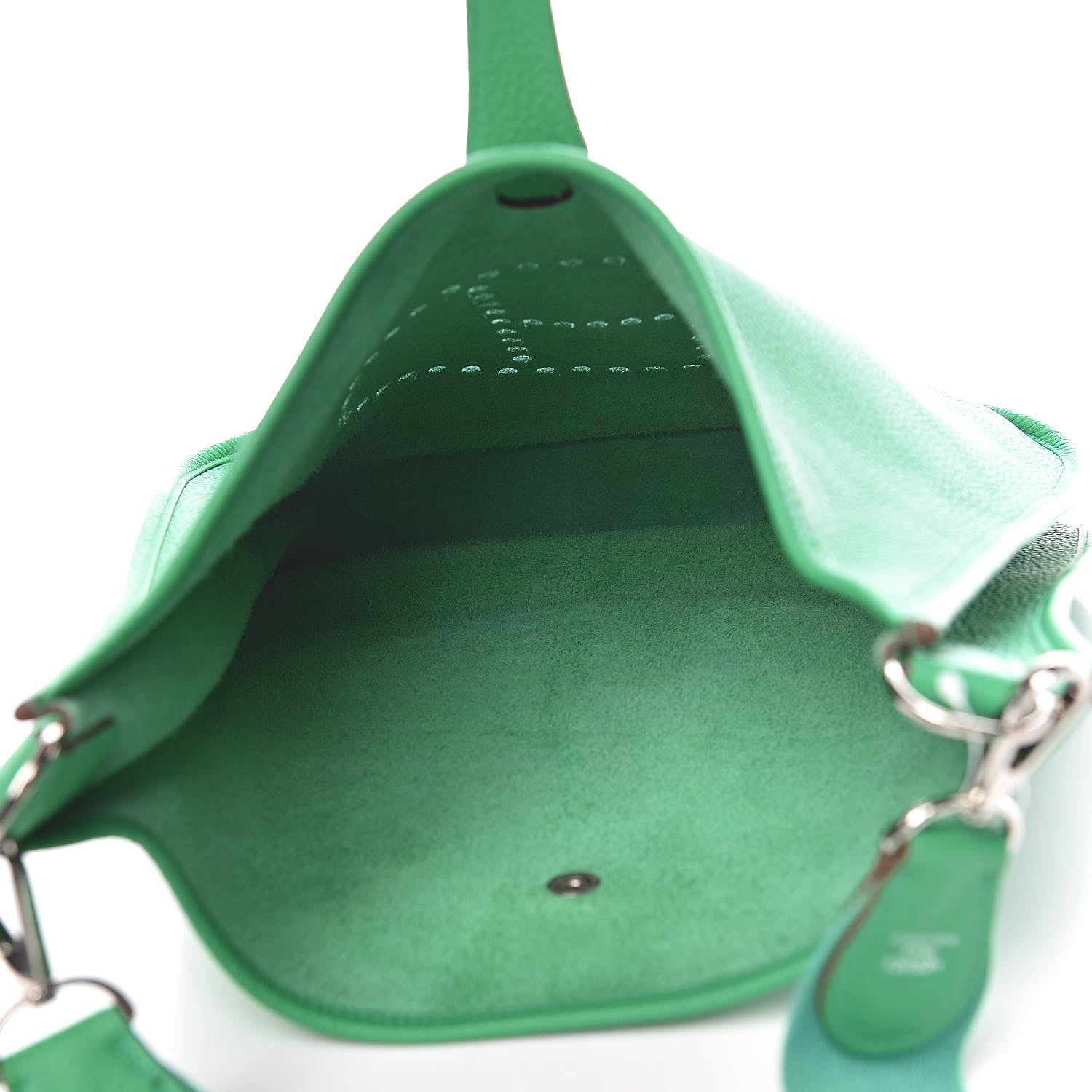 Hermes Taurillon Clemence Evelyne GM Vert Menthe 5 of 10