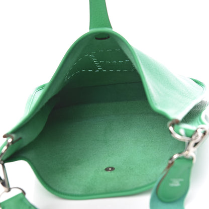 Hermes Taurillon Clemence Evelyne GM Vert Menthe 5 of 10