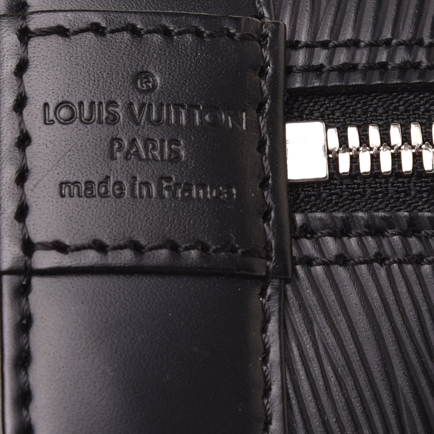 Louis Vuitton Epi Alma PM Black 6 of 9
