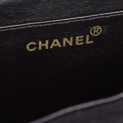 Chanel Jersey Quilted Jumbo Single Flap Brown 7 of 8