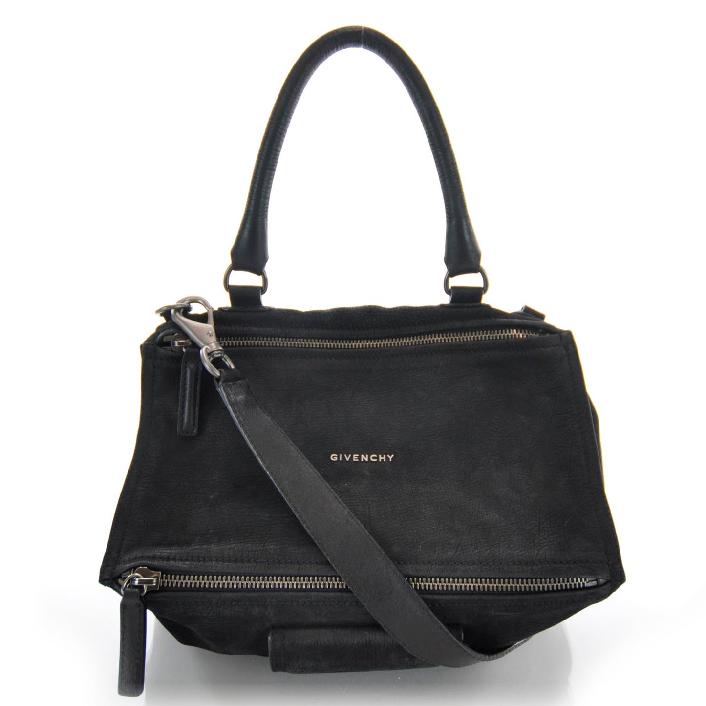 Calfskin Suede Medium Pandora Black