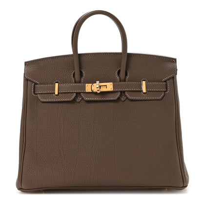 Hermes Togo Birkin 25 Etoupe 1 of 11