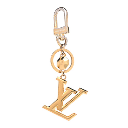 Louis Vuitton LV Facettes Bag Charm Key Holder Gold 1 of 3
