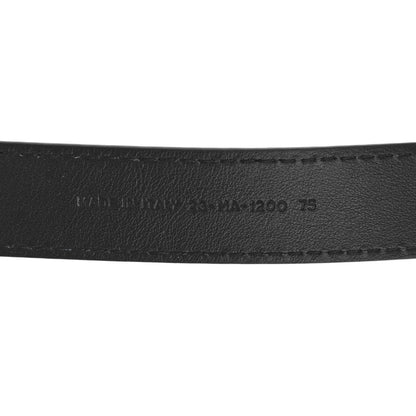 Christian Dior Calfskin D Fence Belt 75 Black 4 of 6