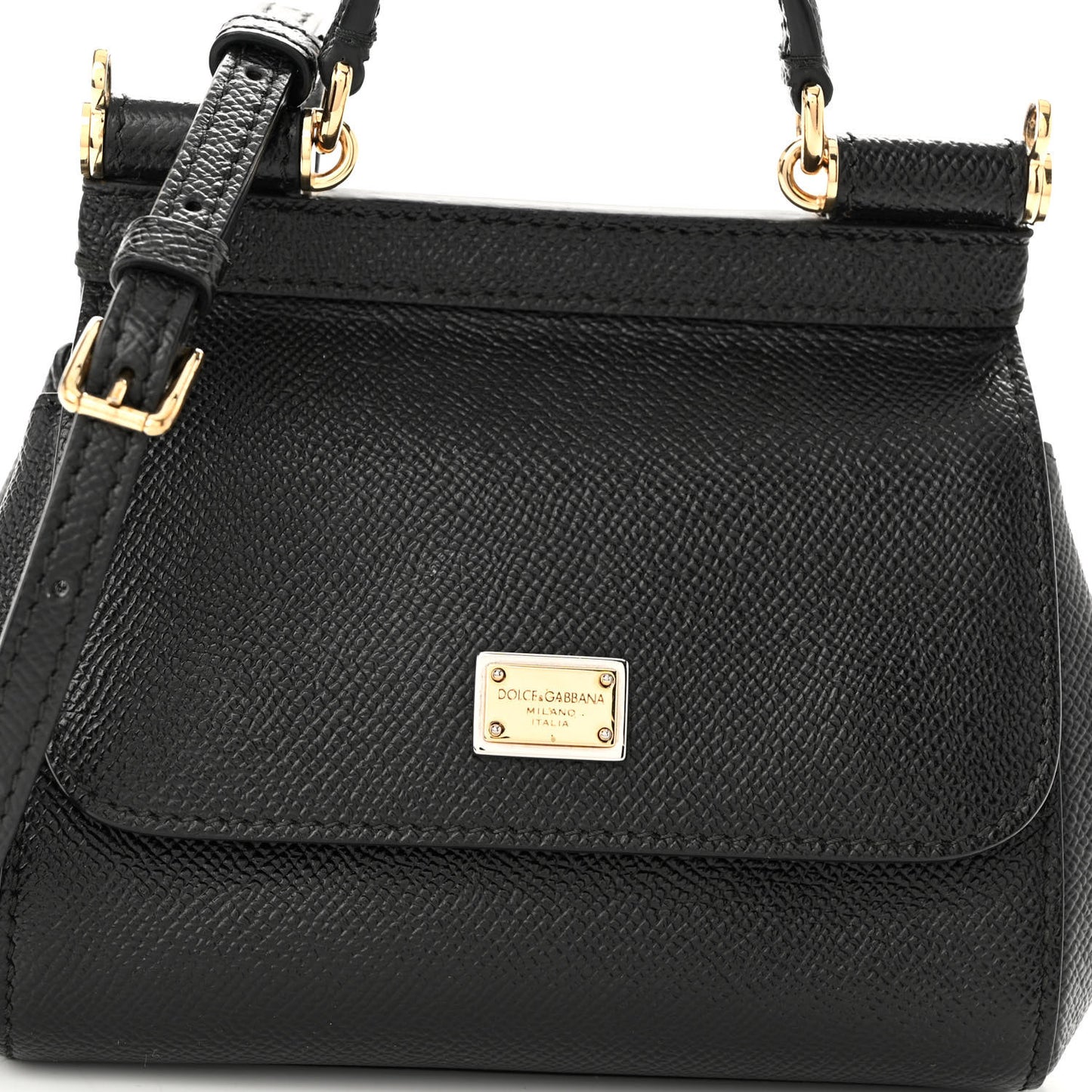 Dauphine Mini Miss Sicily Satchel Black