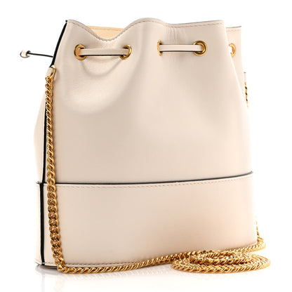 Valentino Garavani Nappa Mini VLogo Signature Chain Bucket Bag Light Ivory 2 of 7