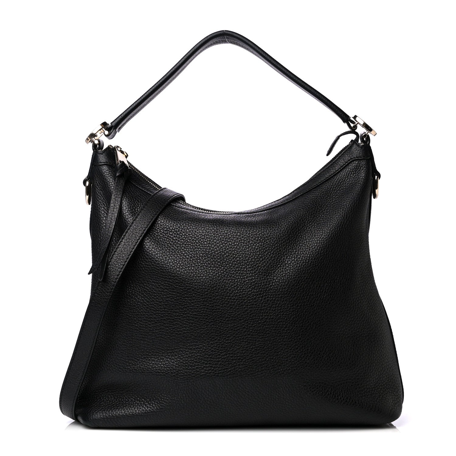 Gucci Pebbled Calfskin Small Miss GG Hobo Black 1 of 4