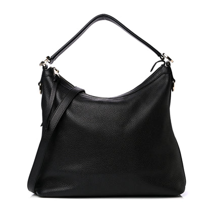 Gucci Pebbled Calfskin Small Miss GG Hobo Black 1 of 4