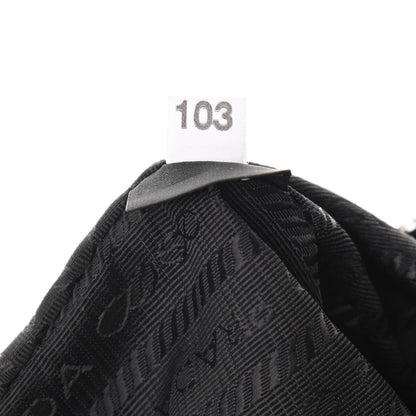 Prada Nylon Re-Edition 2005 Shoulder Bag Black 8 of 13