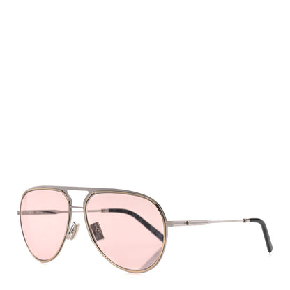 Christian Dior Oblique DiorEssential A2U Aviator Sunglasses Pink Silver 1 of 9