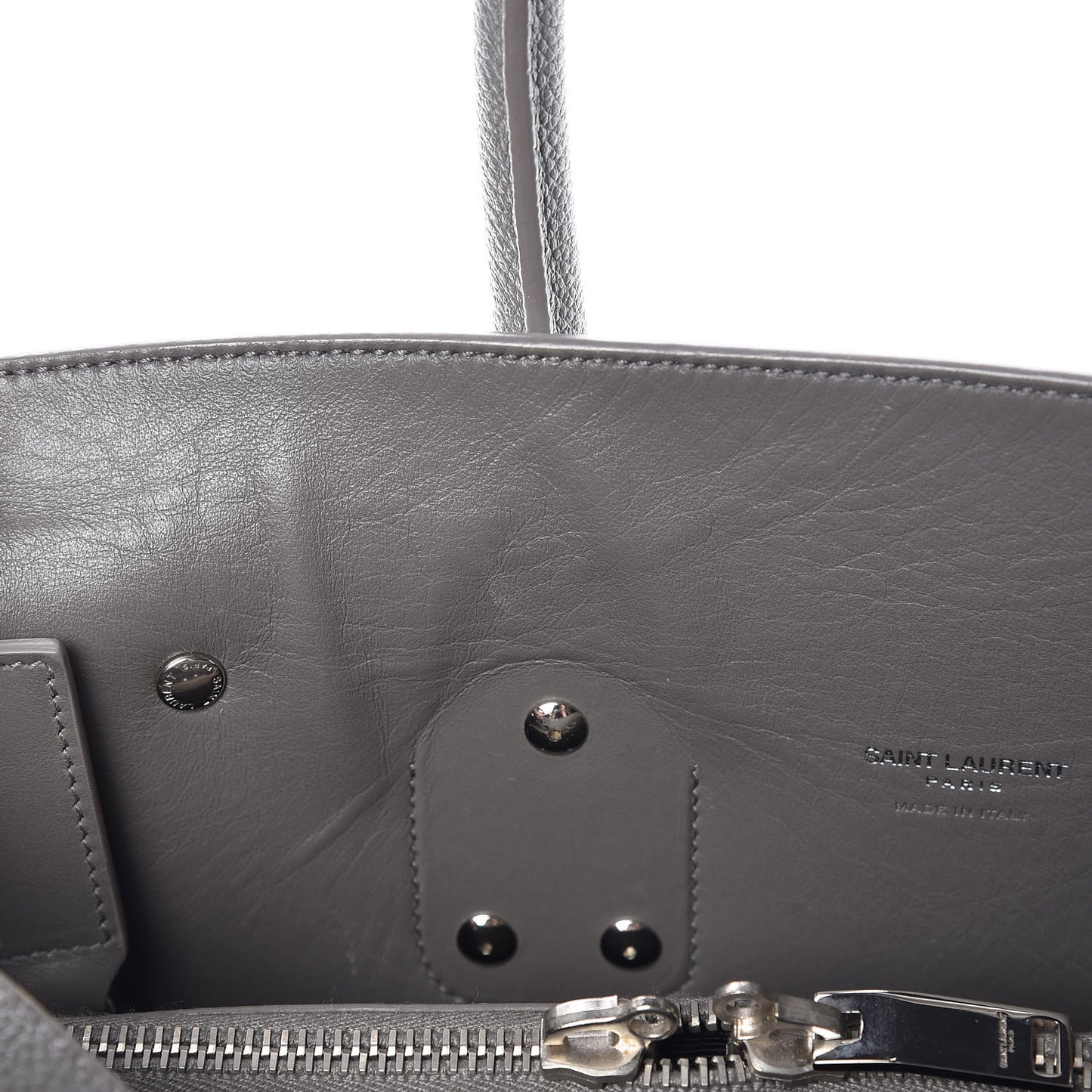 Grained Calfskin Small Sac De Jour Fog