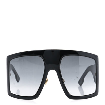 Christian Dior Acetate DiorSo Light 1 Shield Sunglasses Black 2 of 10