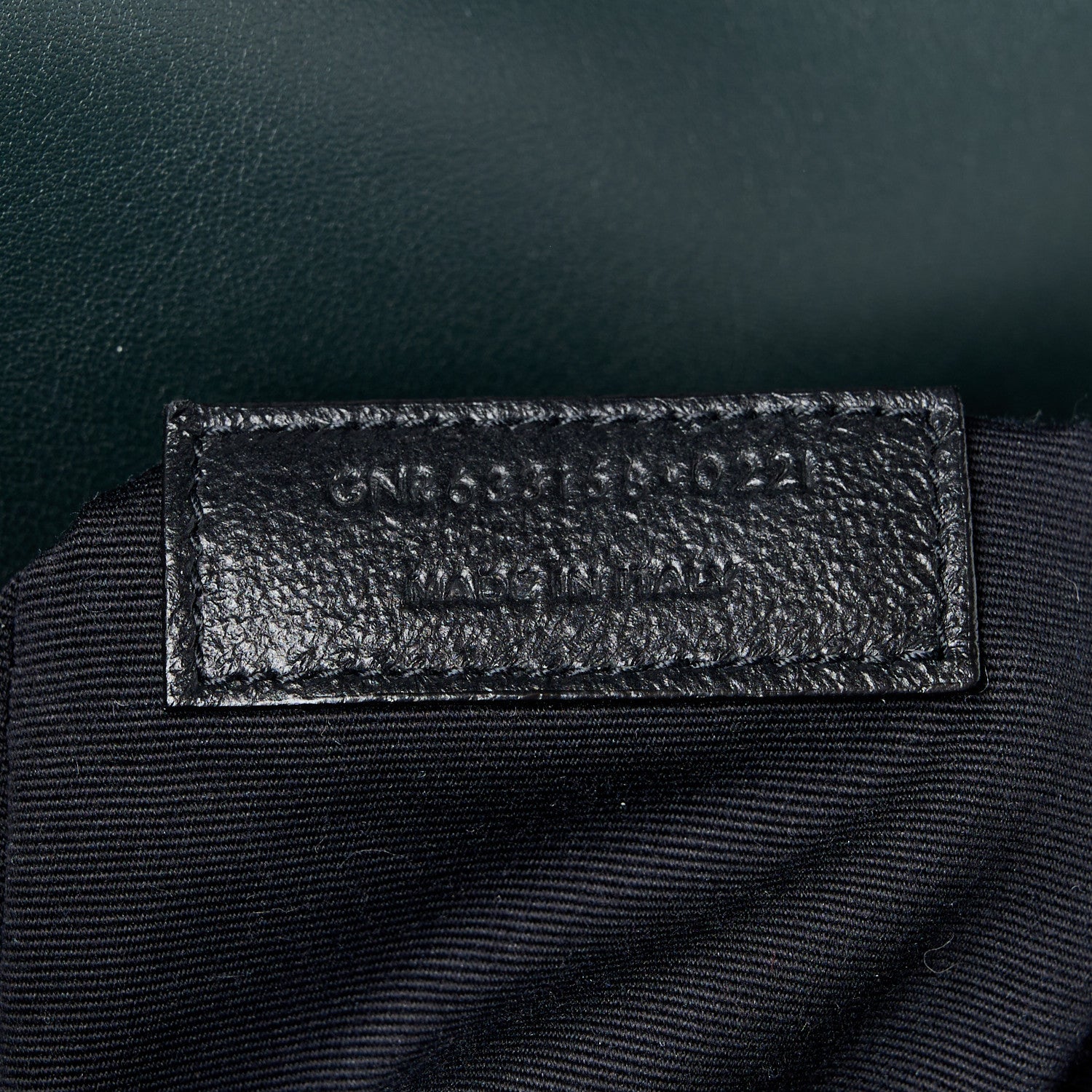 Saint Laurent Suede Monogram Medium Niki Chain Satchel Green 8 of 11
