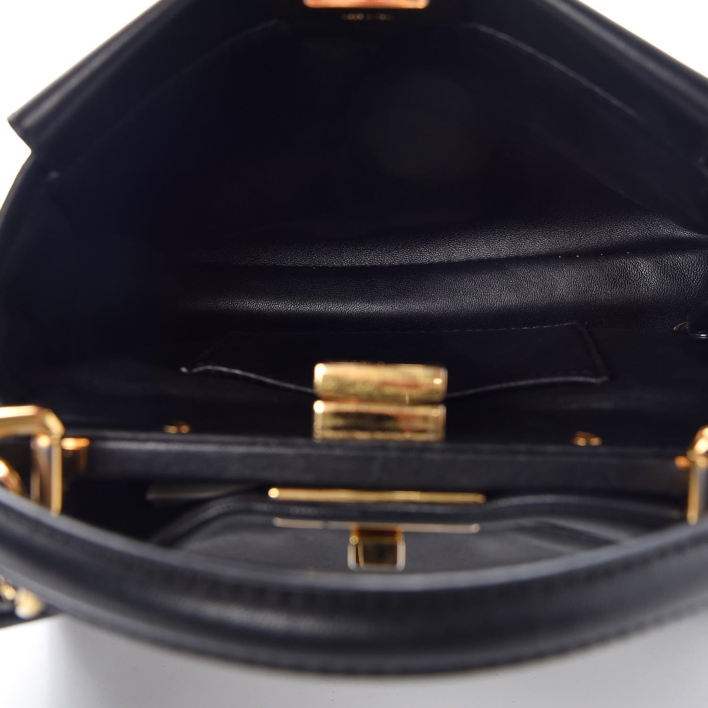 Nappa Mini Peekaboo Iconic Satchel Black