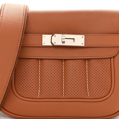 Hermes Veau Swift Mini Sac Berline Gold 7 of 9