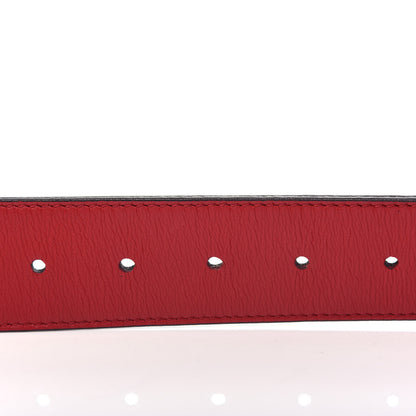 Gucci Calfskin Double G 40mm Belt 85 34 Red 3 of 6