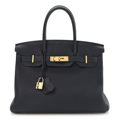 Hermes Togo Birkin 30 Bleu Nuit 1 of 10