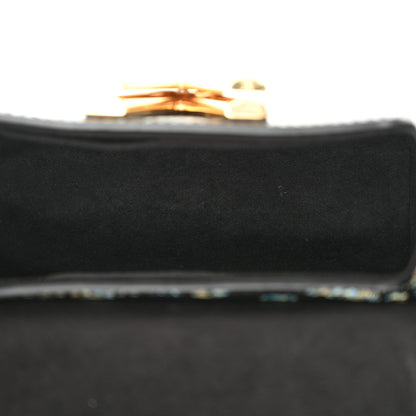 Louis Vuitton Printed Calfskin Flower Twist Shoulder Bag PM 5 of 9