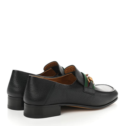Gucci Havely Kid Web Mens Horsebit Loafers 8.5 Black 4 of 9